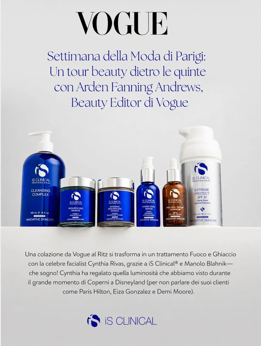 Trattamento Red Carpet/Fuoco e Ghiaccio (IS CLINICAL®), Hello Beauty Roma